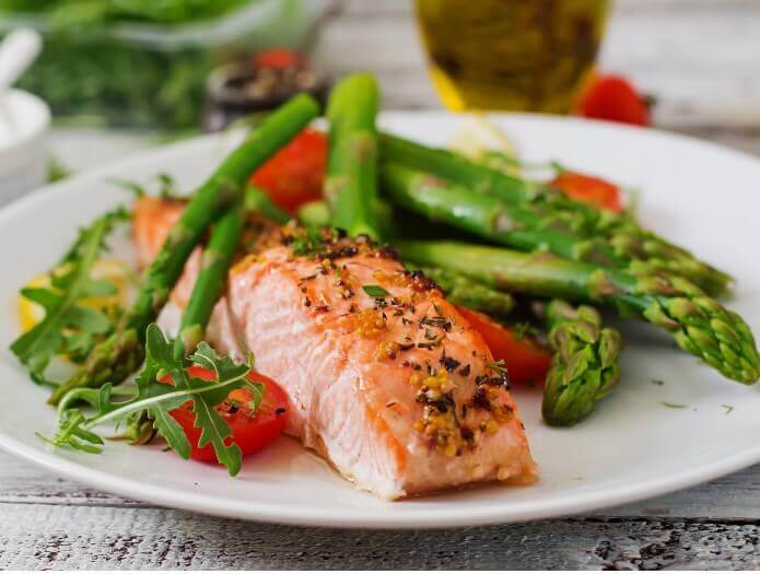  Baked Salmon with Dijon and Herbs