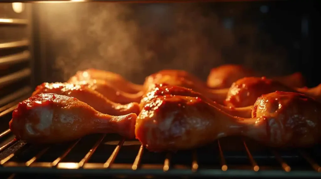 bbq chicken drumsticks in oven